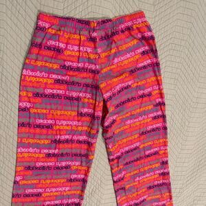 Y2K ☮️ Victoria's Secret Pink | Vintage Bubble Letters Logo Pajama Pants